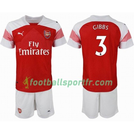 Tenue Arsenal GIBBS 3 Enfant Domicile 2018-2019 Maillot de Foot